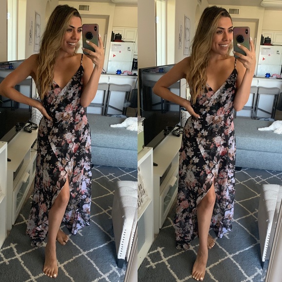 Dresses & Skirts - Floral High Low Dress Dresses & Skirts - Floral High Low Dress